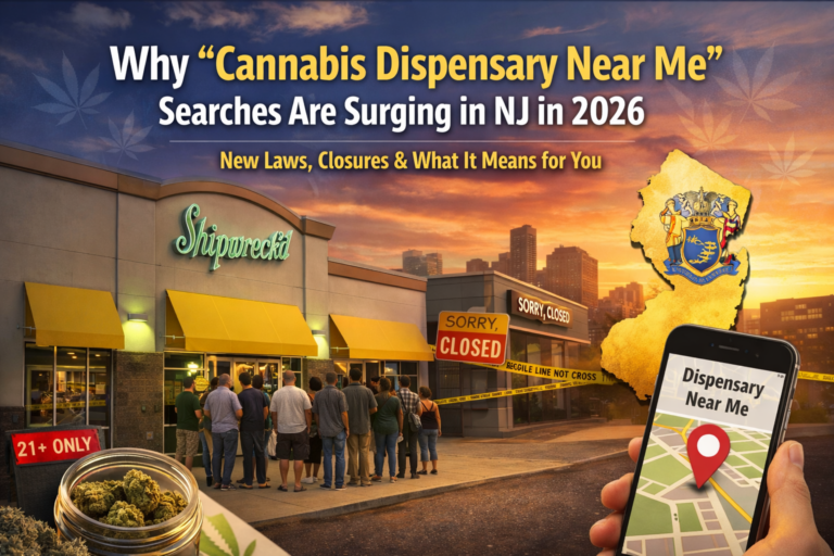 Why &lsquo;Cannabis Dispensary Near Me&rsquo; Searches Are Surging in NJ in 2026 (New Laws, Closures & What It Means for You)