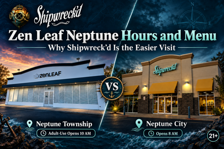 Zen Leaf Neptune Hours and Menu: Why Shipwreck&rsquo;d Is the Easier Visit